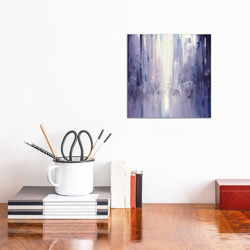 iCanvas "City Morning Light" by Bozhena Fuchs Canvas Print - 12x12x0.75