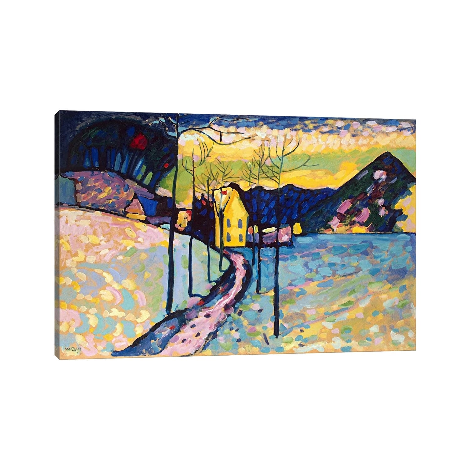 iCanvas "Winter Landscape" by Wassily Kandinsky Canvas Print