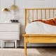 preview thumbnail 27 of 88, Middlebrook Blaney Solid Wood Spindle Platform Bed