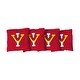 preview thumbnail 1 of 1, Virginia Military Institute Red Cornhole Bags All-Weather Resin Filled