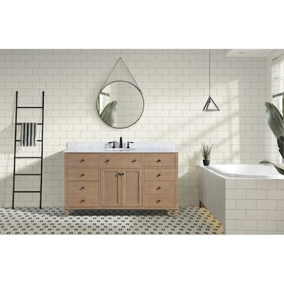 Ari Bath Annie 60" Bathroom Vanity Weathered Fir