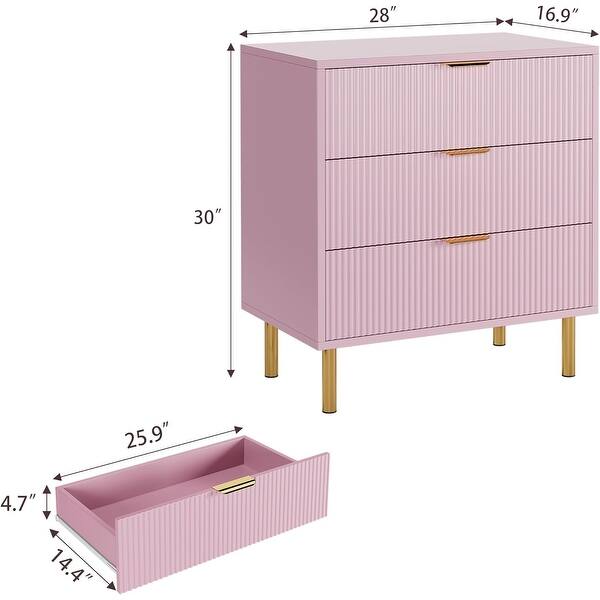 pink dresser with gold handles Blush pink painted dresser with gold hardware