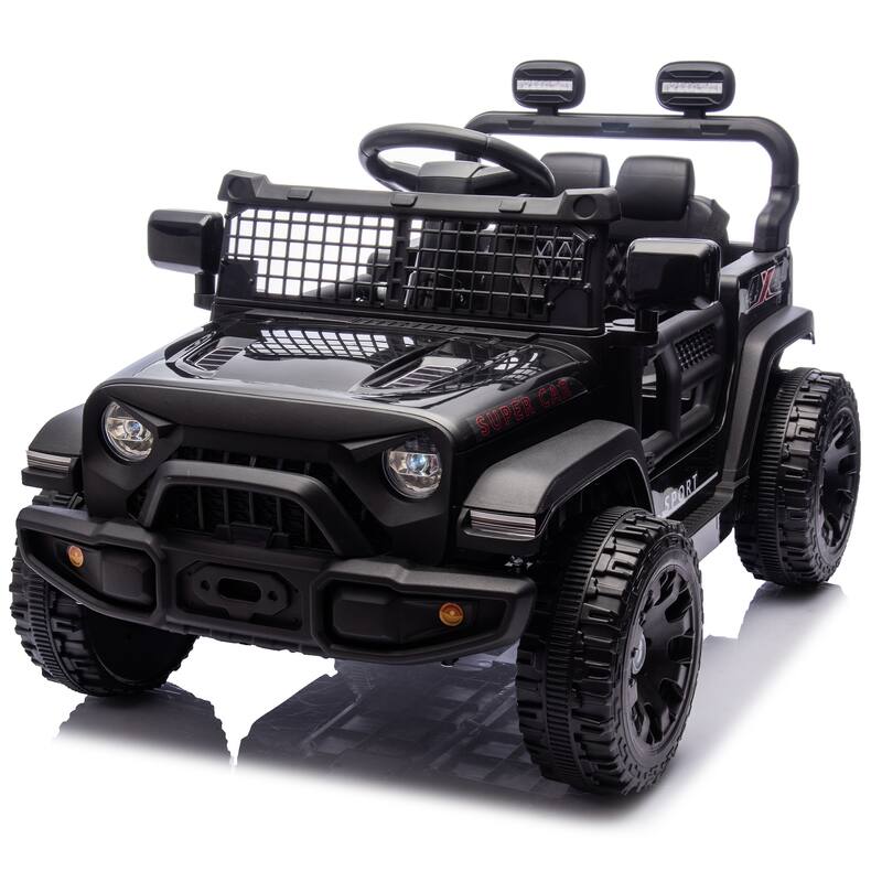 24V Kids Electric Ride-On Car with Remote Control, Ages 3+, 2WD & Bluetooth - Black