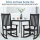 preview thumbnail 19 of 30, Gymax Wooden Rocking Chair Porch Rocker High Back Garden Seat For - See Details