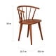 preview thumbnail 16 of 16, Simple Living Florence Modern Farmhouse Rubberwood Dining Chairs (Set of 2)