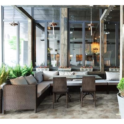 Merola Tile Canet Gris 17" x 17" Porcelain Floor and Wall Tile