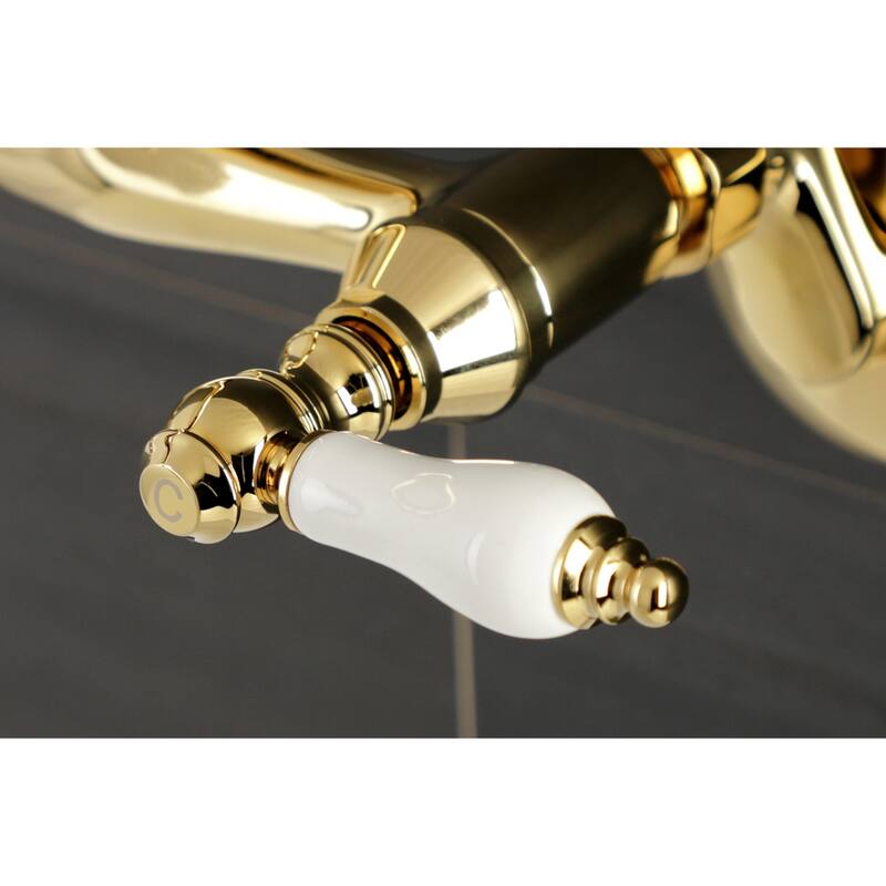 Kingston Brass Two-Handle Wall Mount Bar Faucet
