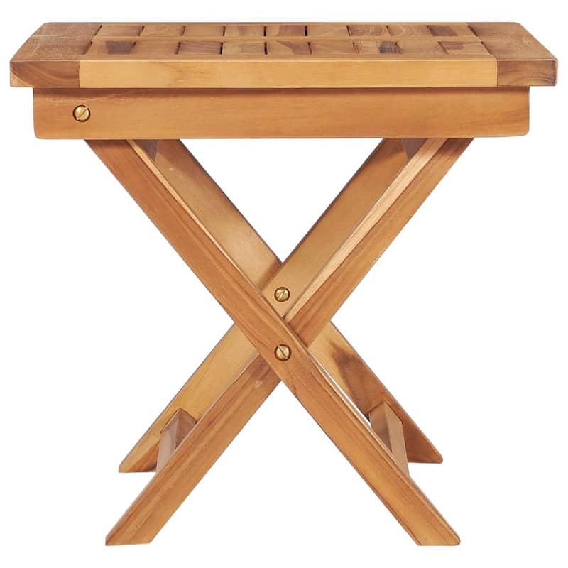 vidaXL Patio Lounge Chair Outdoor Sunbed Sunlounger with Cushion Solid Teak - 76.8" x 23.4" x 13.8"