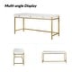 preview thumbnail 4 of 10, Tanisha Writing Desk with Drawers for The Office