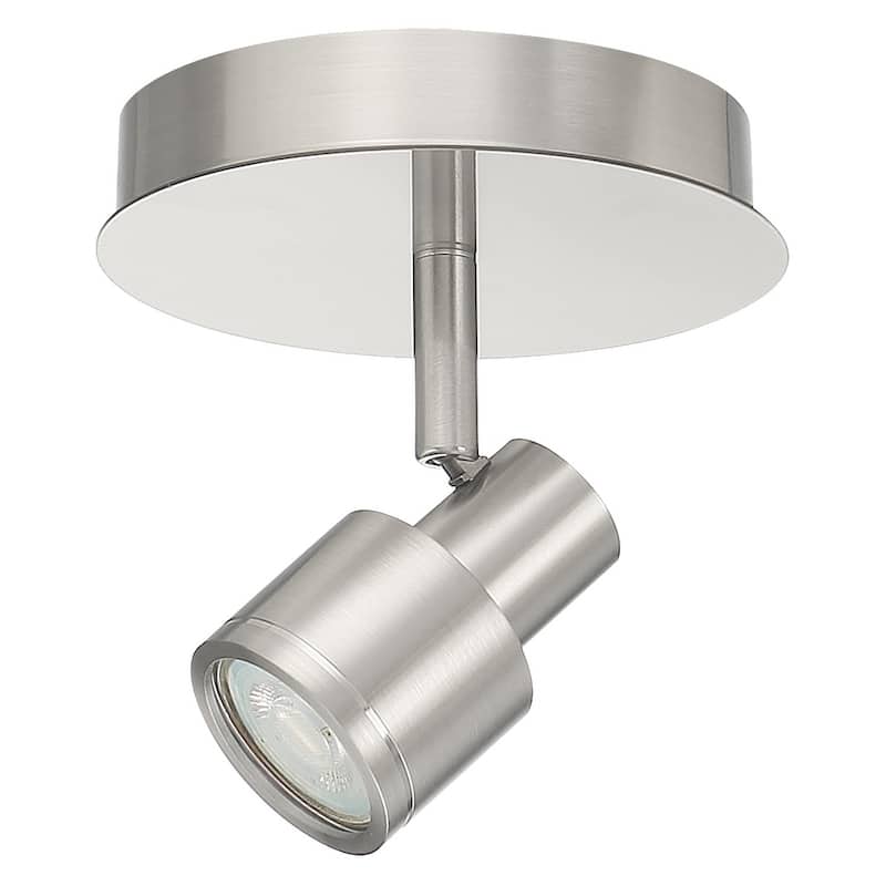 Access Lighting Lincoln - 1 Light LED Track Spot - Brushed Steel - 17 W