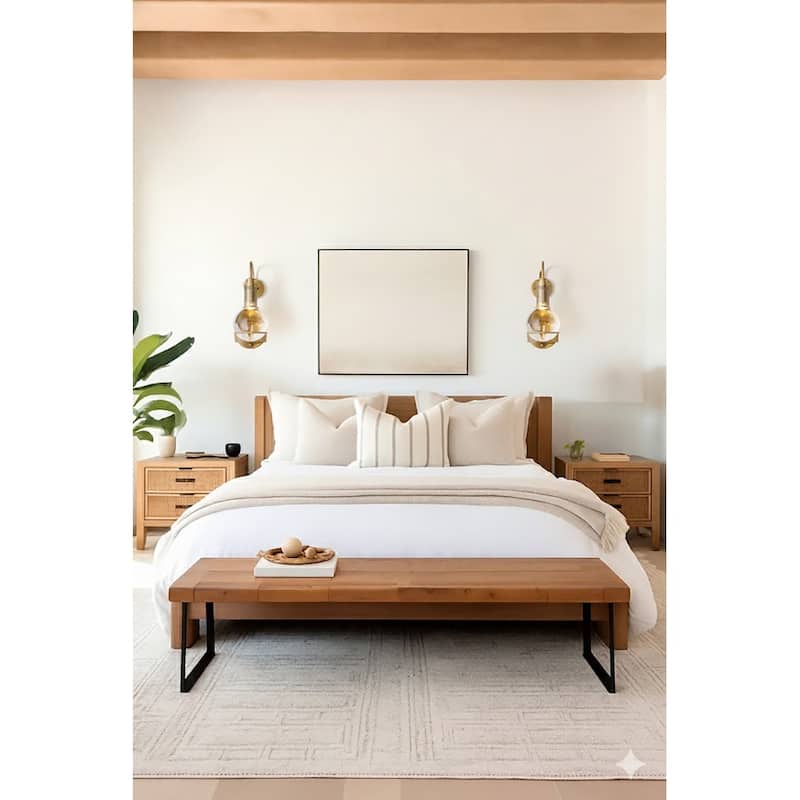 1-Light W4.7'' Antique Brass Arched Arm Wall Sconce