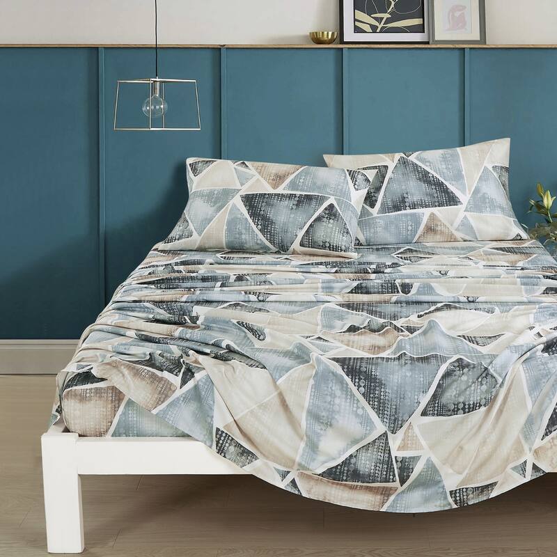 Floral printed sheet set