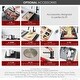 preview thumbnail 11 of 25, STYLISH 22 inch Composite Granite Dual Mount Kitchen Sink - 22" x 17.5" x 8.25"