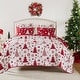 preview thumbnail 6 of 22, Greenland Home Novelty Holiday Reversible Matelasse Coverlet Set