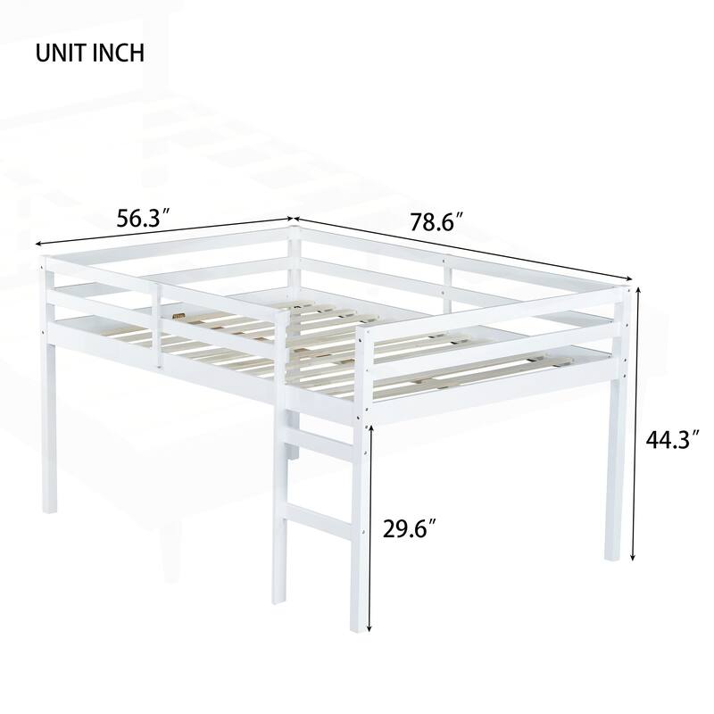 Premium Full Loft Bed with Versatile Features for Comfortable Sleep