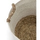 preview thumbnail 6 of 7, Shoelace and Raffia Woven Baskets (Set of 3)
