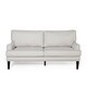 preview thumbnail 17 of 20, Auriga Contemporary Fabric Loveseat by Christopher Knight Home Beige + Dark Brown