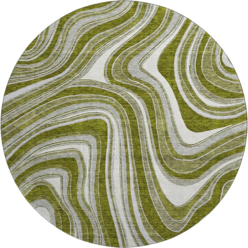 Premium Washable Super Soft Modern Waves Mayfield Rug