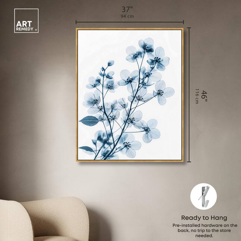 Translucent Petals I Canvas by Art Remedy