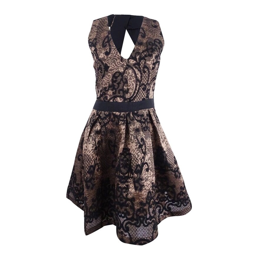 Endless Rose Women's Brocade A-line Dress - Bed Bath & Beyond - 41457620