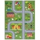 preview thumbnail 40 of 53, SAFAVIEH Kids Playhouse Machine Washable Slip Resistant Violanthi Neighborhood Road Rug
