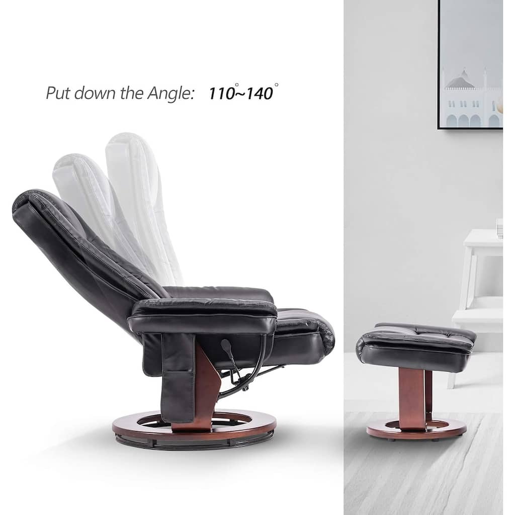 Mcombo Recliner&Ottoman Chair