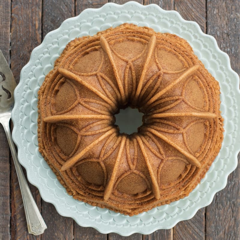 Nordic Ware Metallic Vaulted Cathedral Bundt Pan - Silver