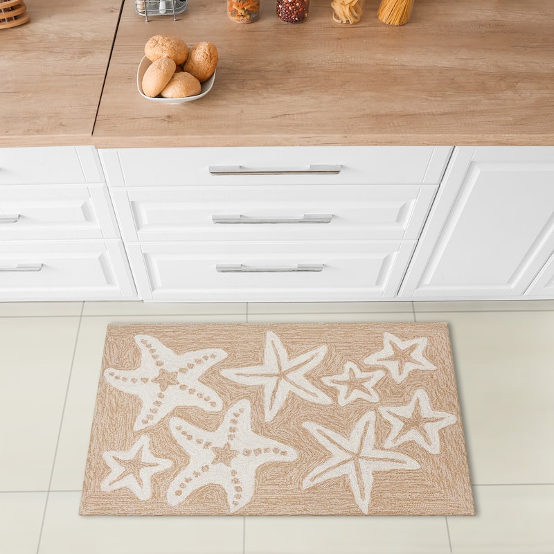 Liora Manne Capri Starfish Indoor/Outdoor Rug