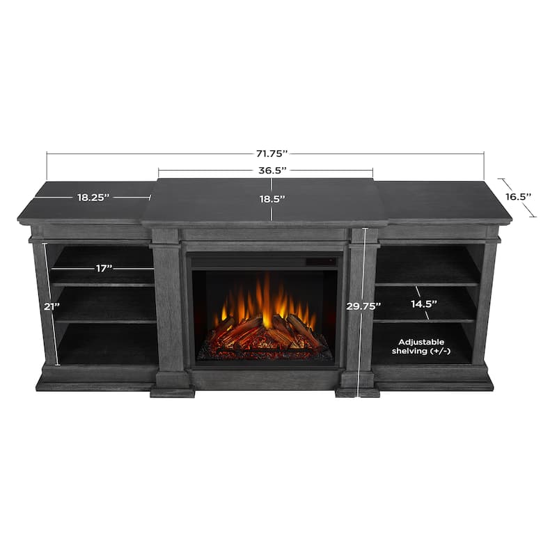Fresno 72" Media Electric Fireplace by Real Flame