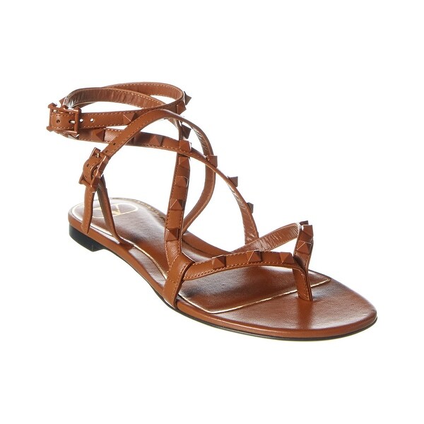 leather ankle strap sandals