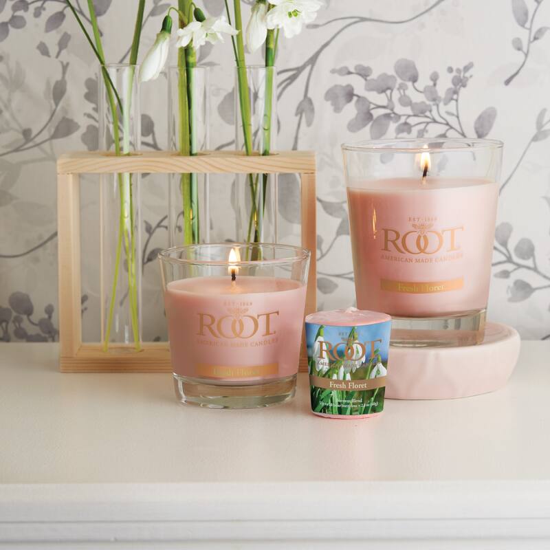 ROOT Candles Fresh Floret 10.5 oz Large Veriglass Jar