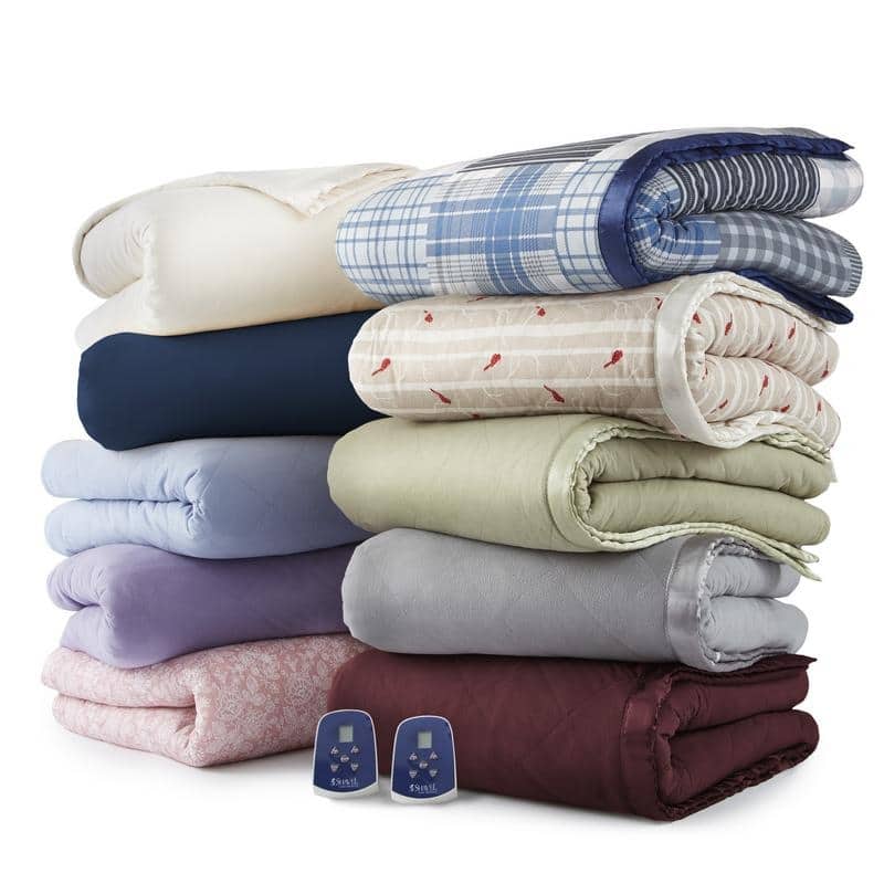 Shavel Micro Flannel® Quilted Electric Heated Blanket