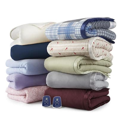 Shavel Micro Flannel® Quilted Electric Heated Blanket