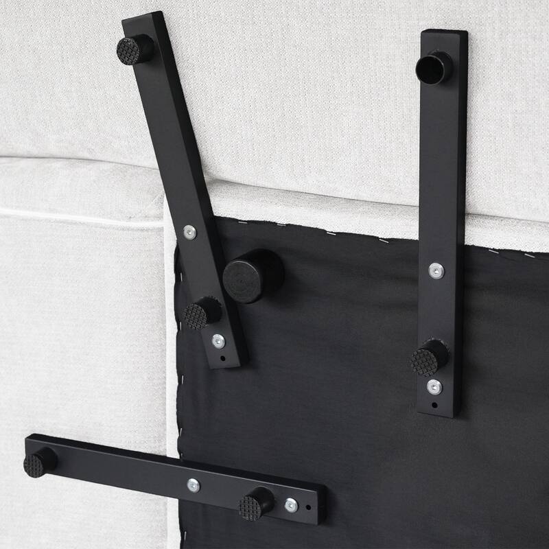 183''W Large Linen Corner Sectional Couch for Living Room Sofa Set