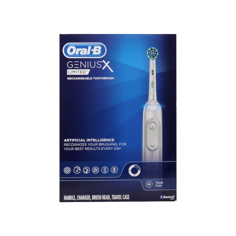 Oral-B Genius X Limited Rechargeable Electric Toothbrush Midnight Black and White