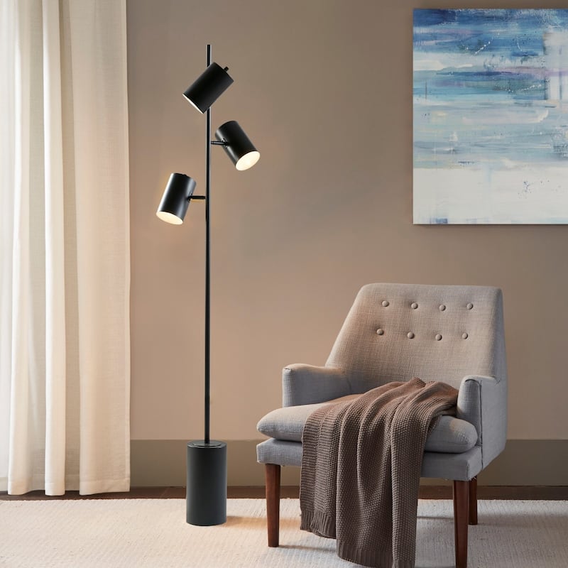 INK+IVY Alta 3-Light Metal Floor Lamp