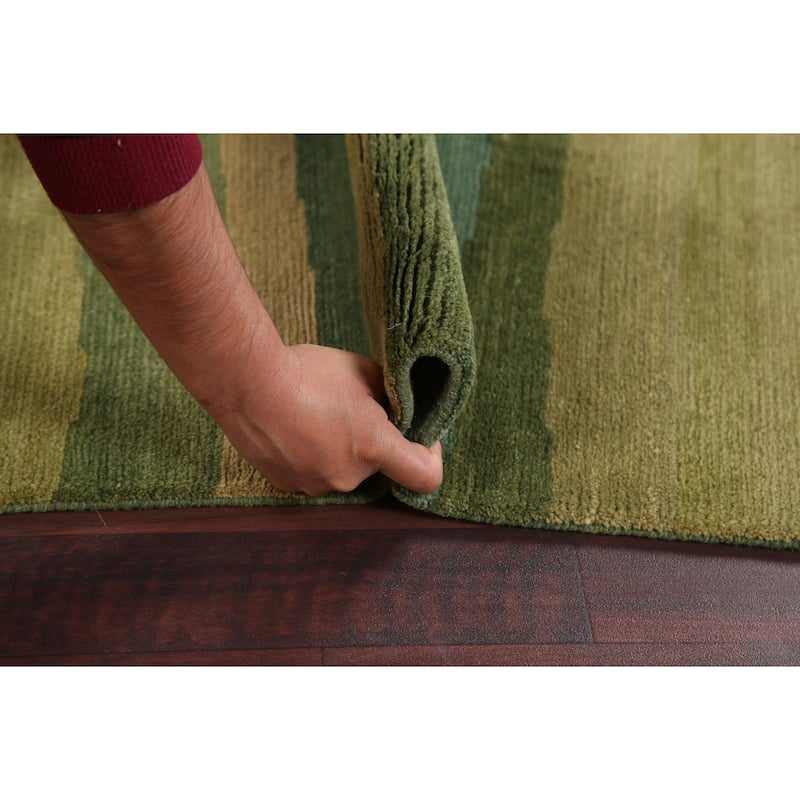 Vegetable Dye Nepalese Oriental Wool Area Rug Handmade Bedroom Carpet - 5'0" x 7'11"