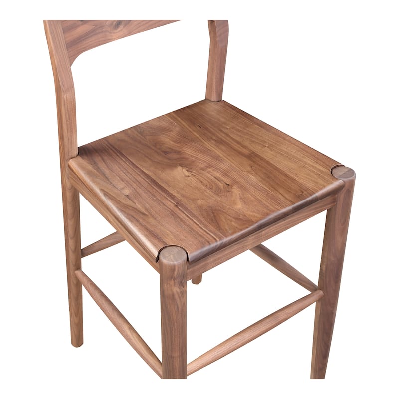 Aurelle Home Owletta Modern Solid Wood Barstool - 19.5"W x 42"H x 20"D