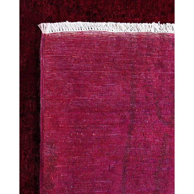 Vibrance One-of-a-Kind Hand-Knotted Area Rug - Red, 7' 7" x 9' 10" - 7' 7" x 9' 10"