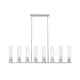 Option Striped Clear / Satin Nickel