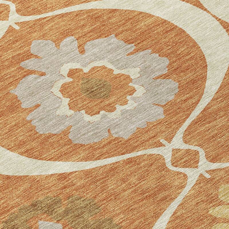 HomeRoots Medallion Transitional Rectangle Outdoor Rug