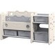 preview thumbnail 10 of 9, Kids Toy Storage, 2 Tier Toy Organizer with 4 Storage Boxes & Bookshelves for Kids Room, Nursery, Playroom