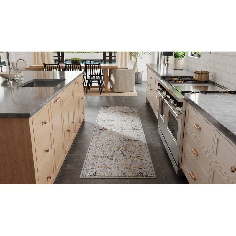 Melrose R39P4 Floral & Botanical Traditional Area Rug