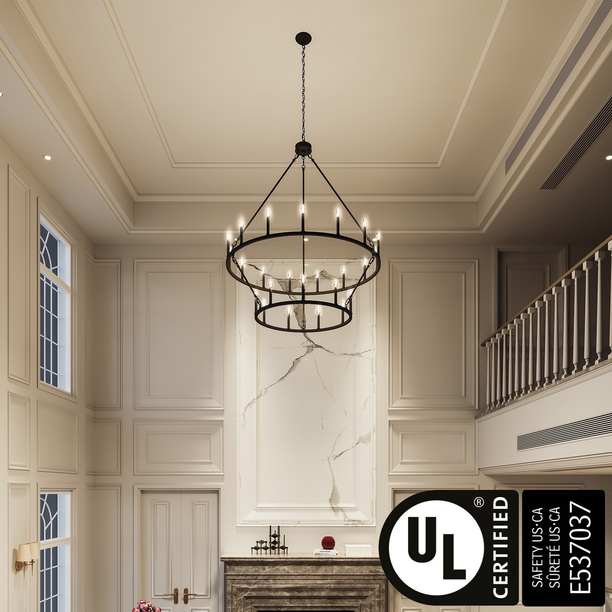 24 light wagon wheel chandelier outlet