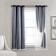 preview thumbnail 29 of 146, Lush Decor Grommet Sheer Panel Pair with Insulated Blackout Lining