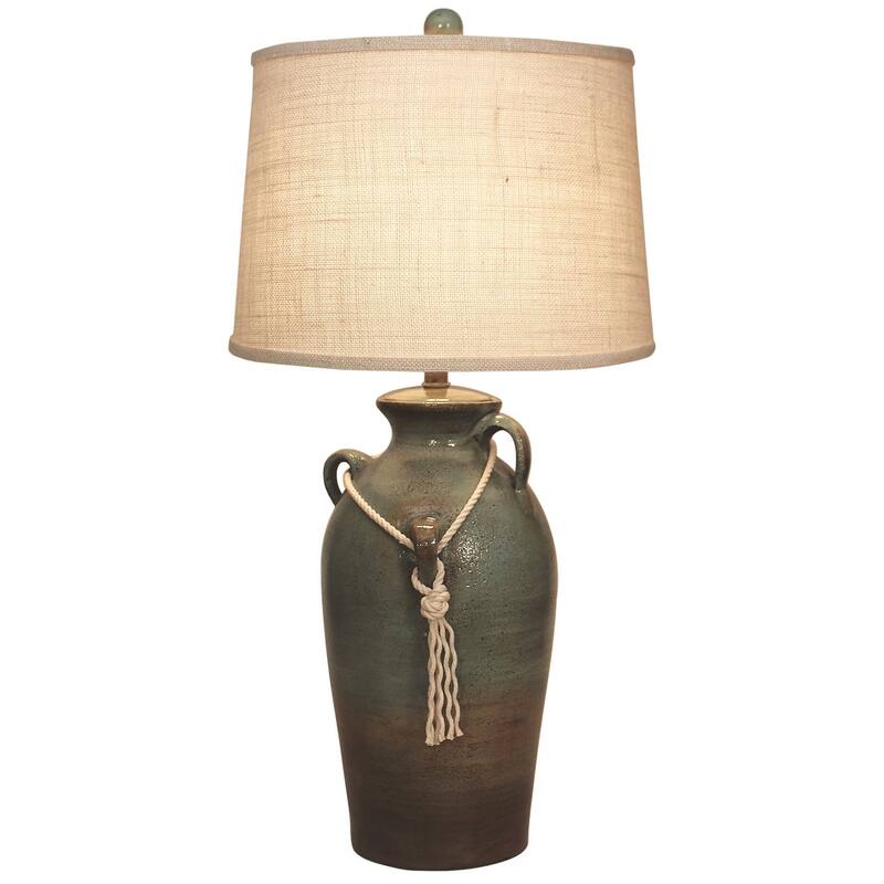 Coastal 3-Handle Jug Table Lamp