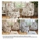 preview thumbnail 64 of 85, 2 Set Transitional Patterned Wingback Accent Chairs with NailHead