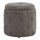 preview thumbnail 18 of 68, Erindale Round Storage Ottoman