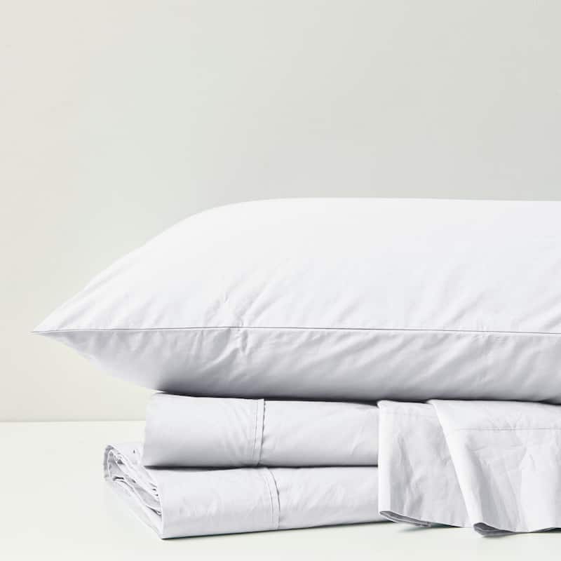 Madison Park 200 Thread Count Relaxed Cotton Percale Sheet Set