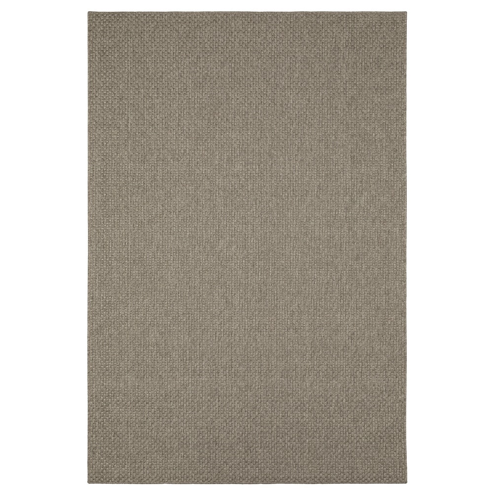 Style Haven Calayan Woven Solid Grey Ultimate Performance Area Rug~